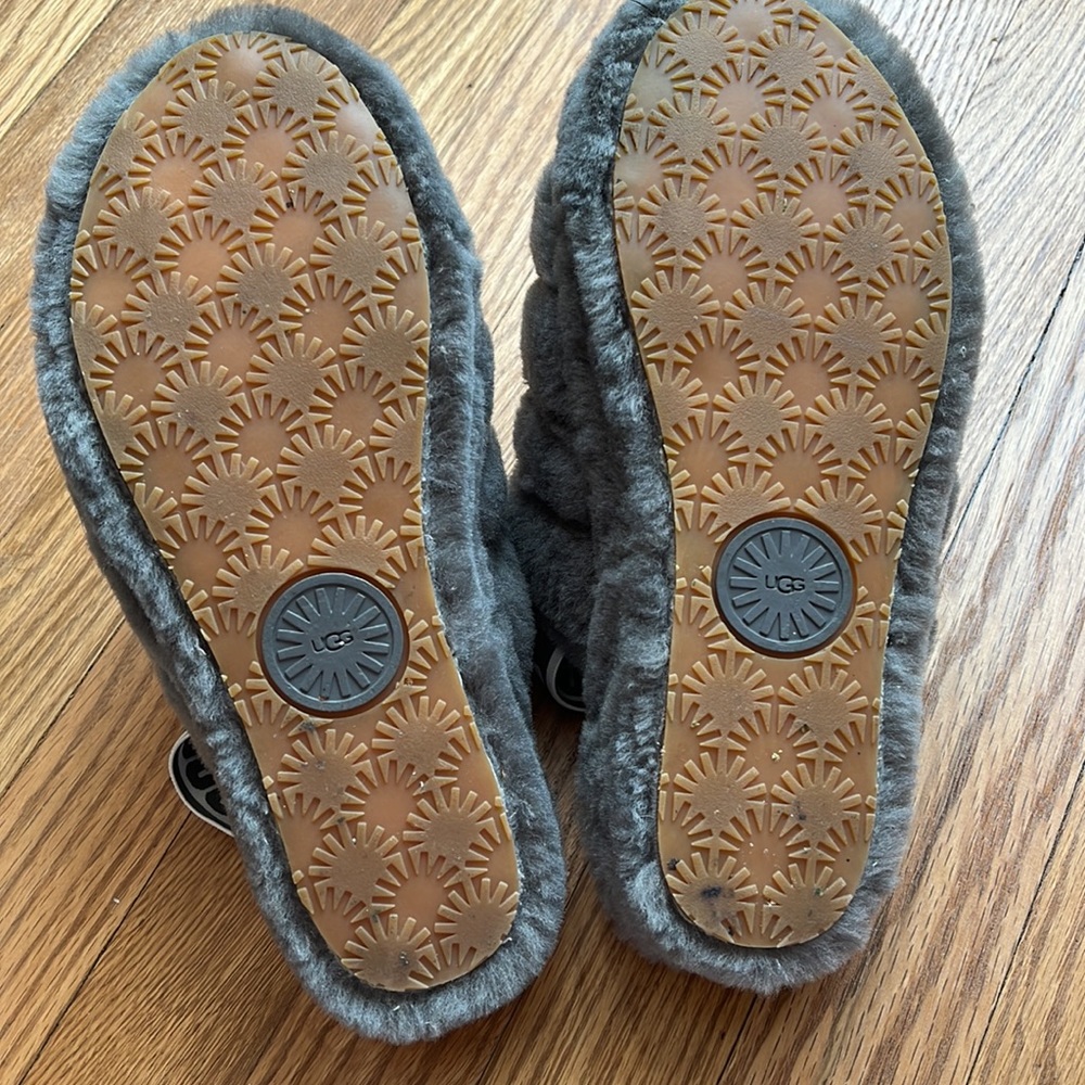 Ugg Fluff Yeah Slide Fuzzy Slippers With Back Str… - image 4